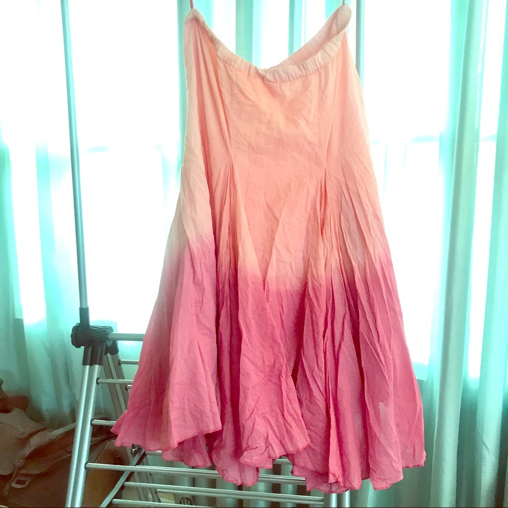 Ombré Cotton Layered Tiers Skirt from Paris